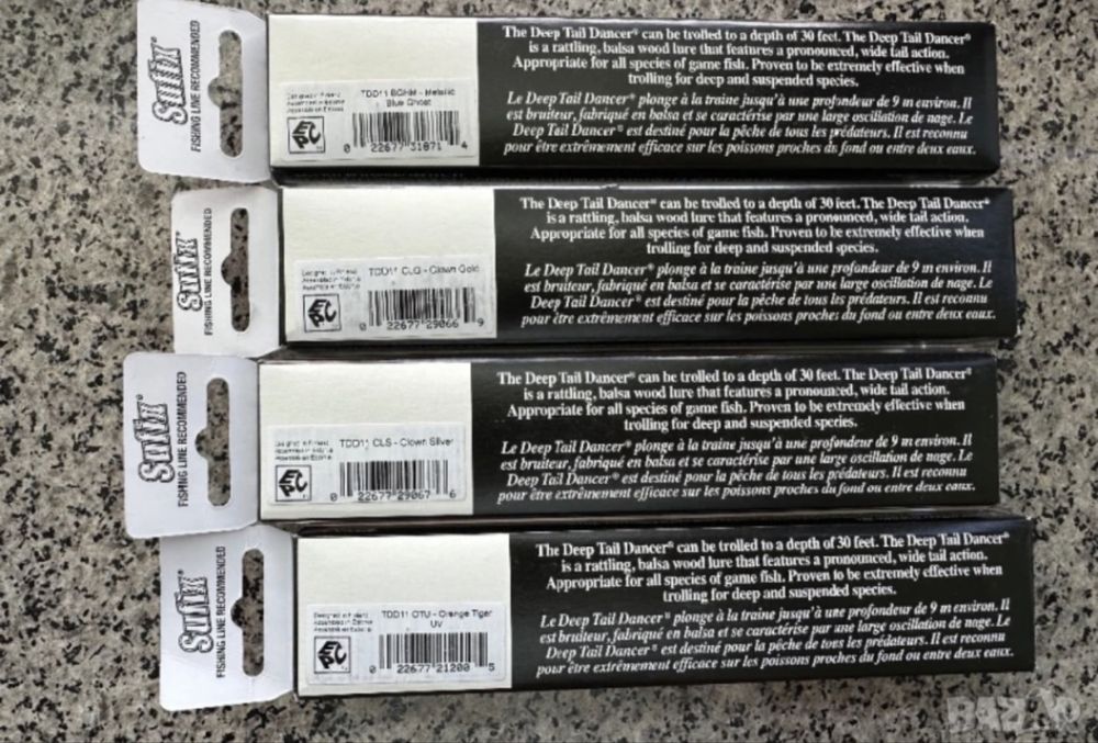 Воблери Rapala Deep Tail Dancer 11 и 13