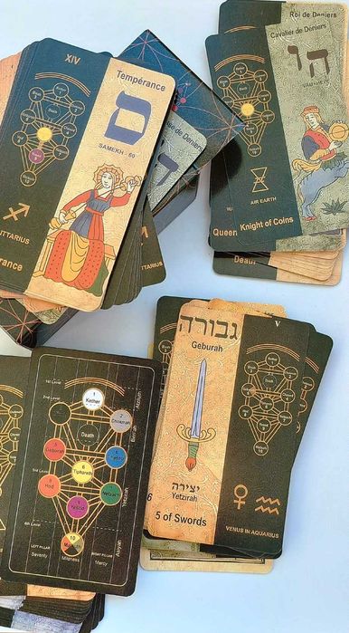 Таро на Тот Кроули, Кабалистическо таро