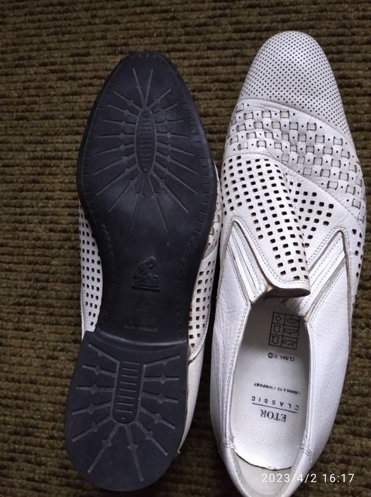 Мужские кожаные туфли фирменные