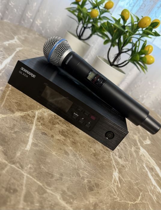 QLXD B-58 Microfon Wireless UHF – Transmisie 100m  - 900Mhz