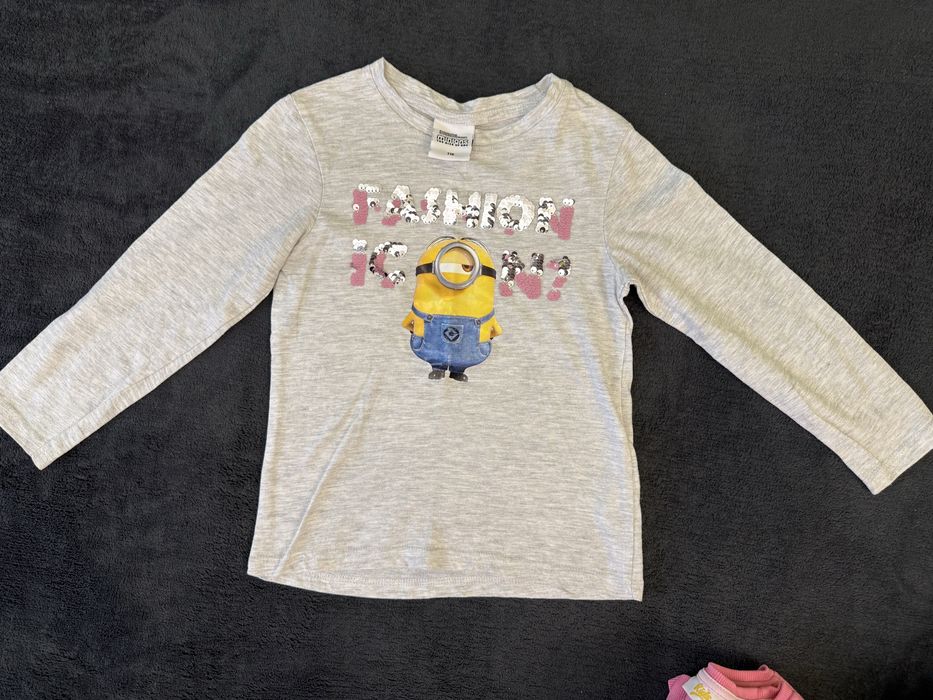Lot Bluză Tom Tailor, bluza Minioni,hanorac cu glugă Kids 110/116