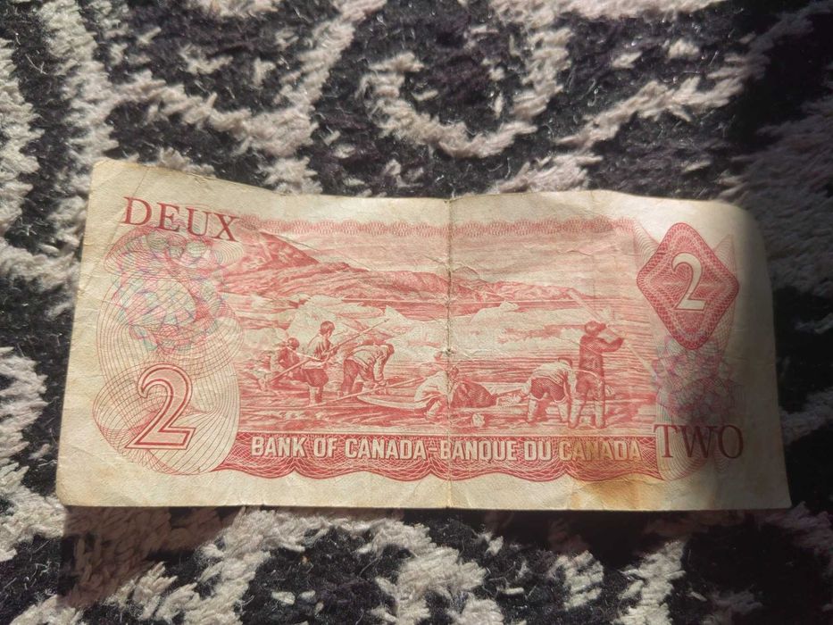 Vând bancnotă 2 dolari din canada