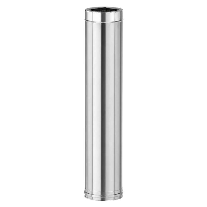 Kit complet coș de fum inox izolat, 3 m x 180/230 mm, de la sol