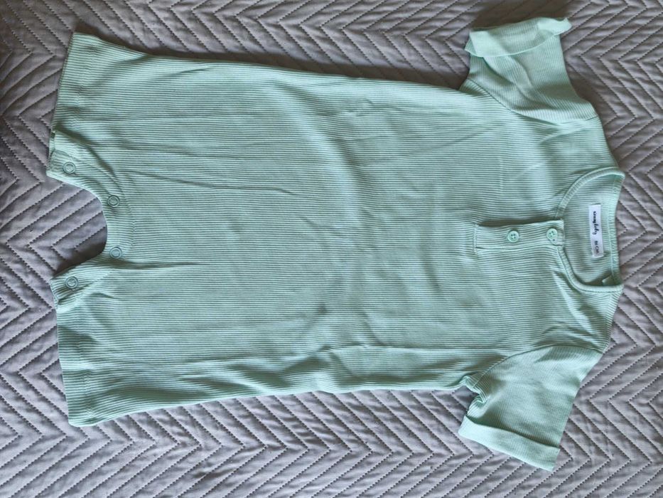 Памучни ромпъри за бебе 12-18 месеца