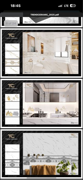 Plitka kafellar keromagranit. Skalad