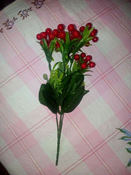 ветка рябины виноград декоративный