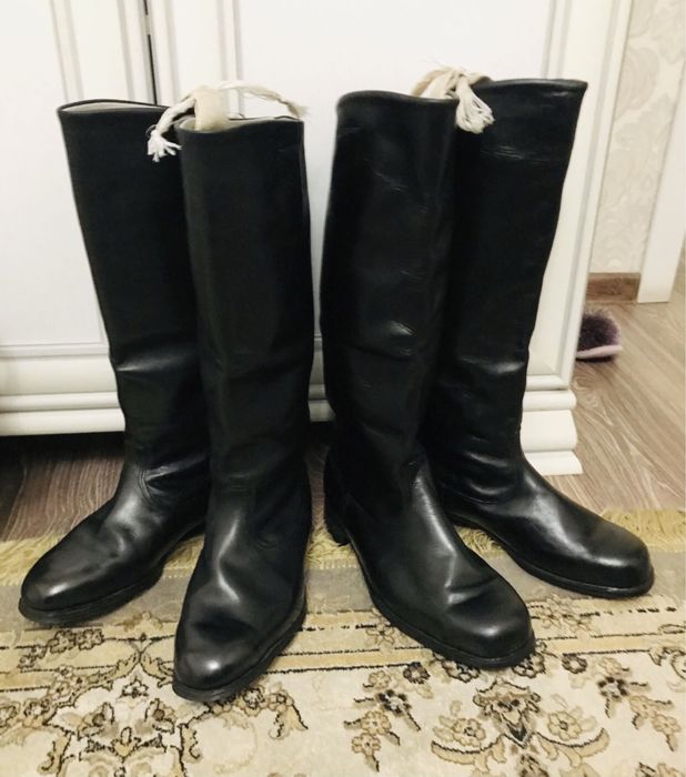 Хромовые сапоги СССР 80х