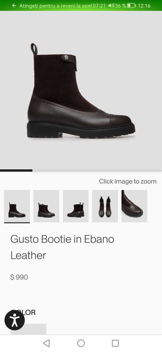 Ghete dama piele Bally