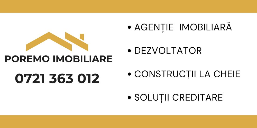 DEZVOLTATOR vand duplex cu 3 dormitoare, 0% comision Poremo Imobiliare