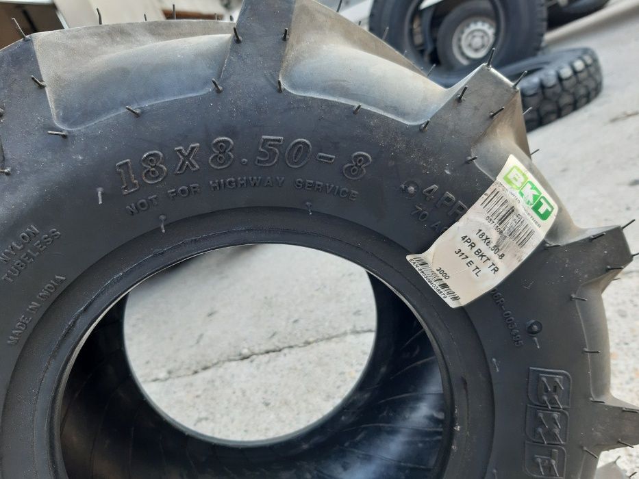 18X8.50-8 Anvelope noi Cauciucuri de motocultor masina de tuns gazon