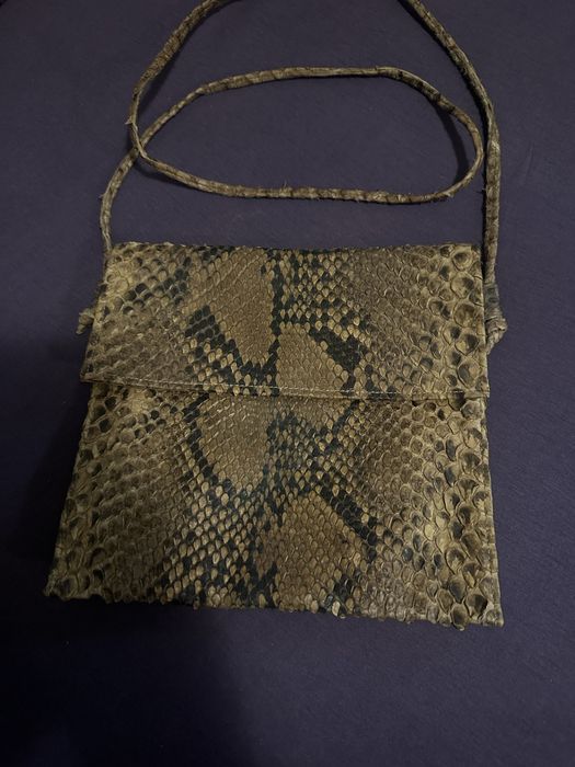 Geanta de umar si geanta crossbodydin piton