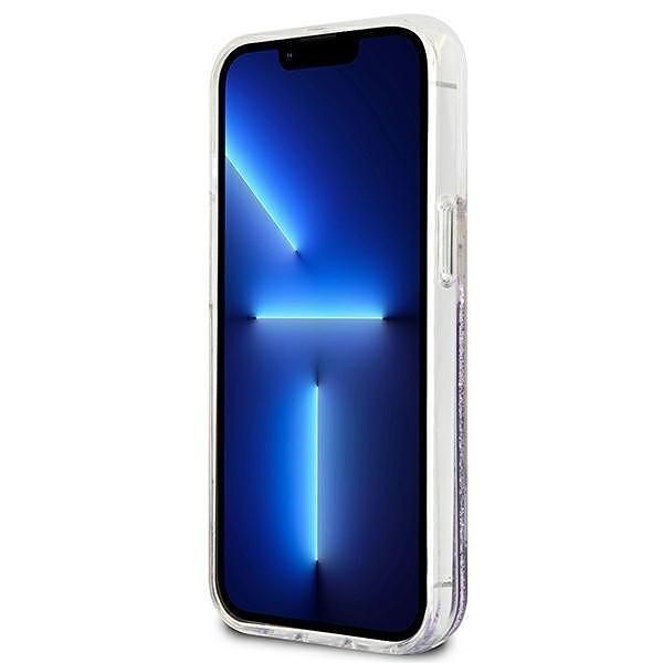 Guess hardcase flower liquid glitter - дизайнерски кейс с течност за i