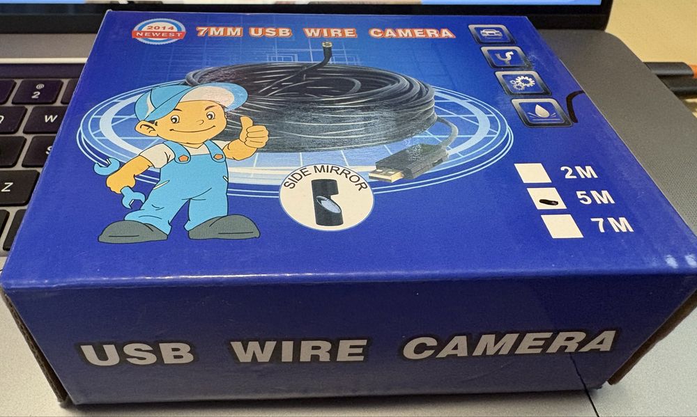 Camera endoscopica ,5metri