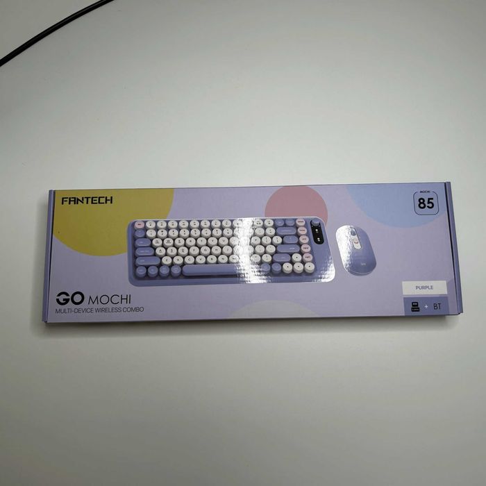 Combo tastatură și mouse wireless Fantech GO MOCHI mov, 2.4 GHz, nou