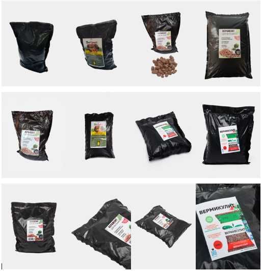 Биогумус. Керамзит. Вермикулит. Торф. Мраморная галька. Кокосовый с-т.