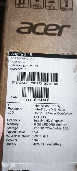 Acer Aspire 3 15