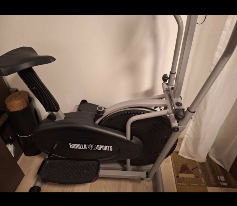Bicicletă eliptică Gorilla Sports – stare foarte bună, folosită ocazio