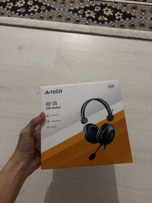 Наушники A4Tech HU-35 USB Headset