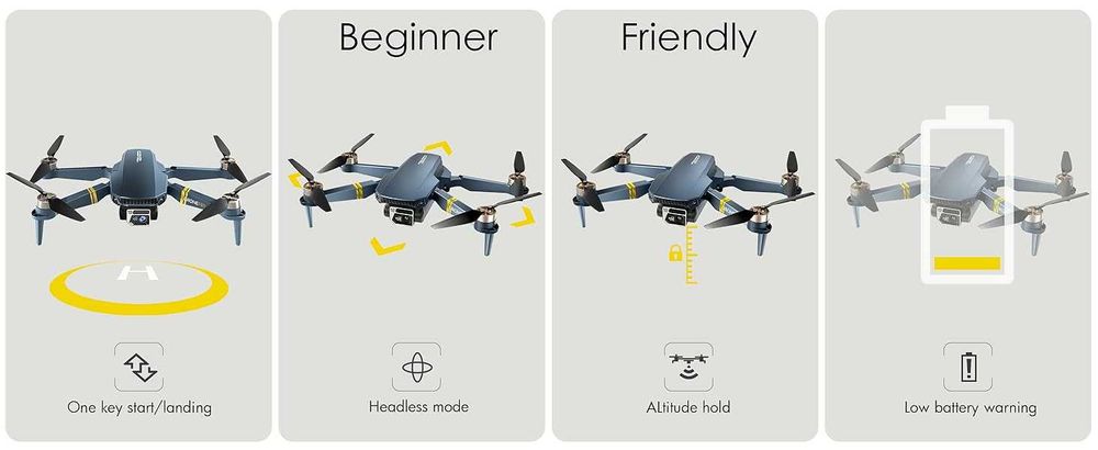 Дрон WiFi 4K HD камера CHUBORY F89