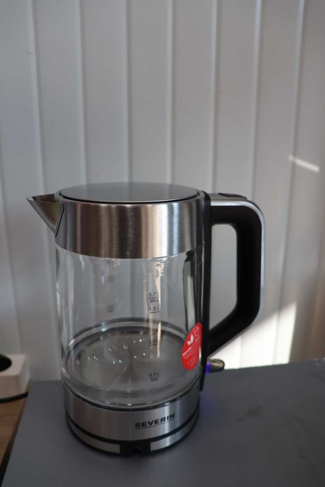 SEVERIN WK3420 Стъклена електрическа кана XXL, 1.7л, 2200W