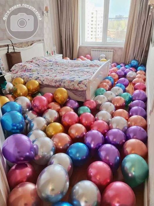 Шары хром 50шт 30см