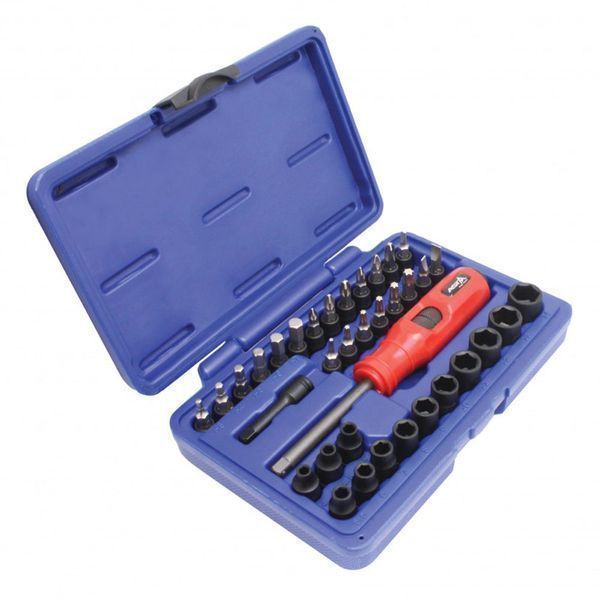 Комплект механични ударни отвертки 1/4 37 части