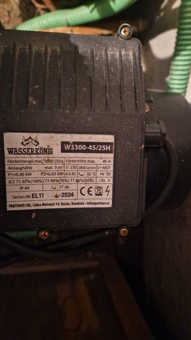 Hidrofor, folosit foarte putin.