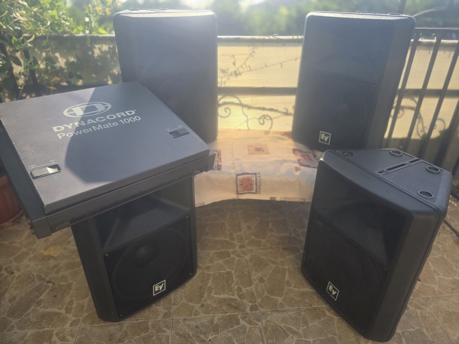 Boxe profesionale electrovoice sx300 si  rcf si sisteme audio mixere dynacord