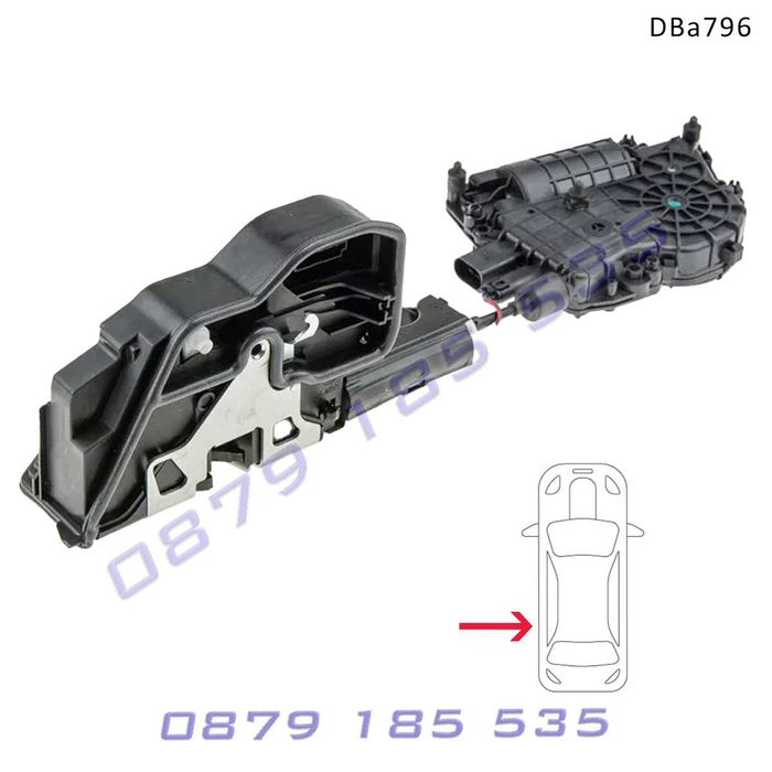 Задна лява брава с вакуум BMW E70 E71 X5 X6 08-13 – DBa796