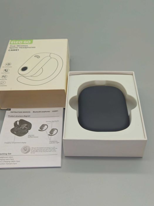 Безжични спортни Bluetooth слушалки с куки за ухо и LED дисплей, BT5.4