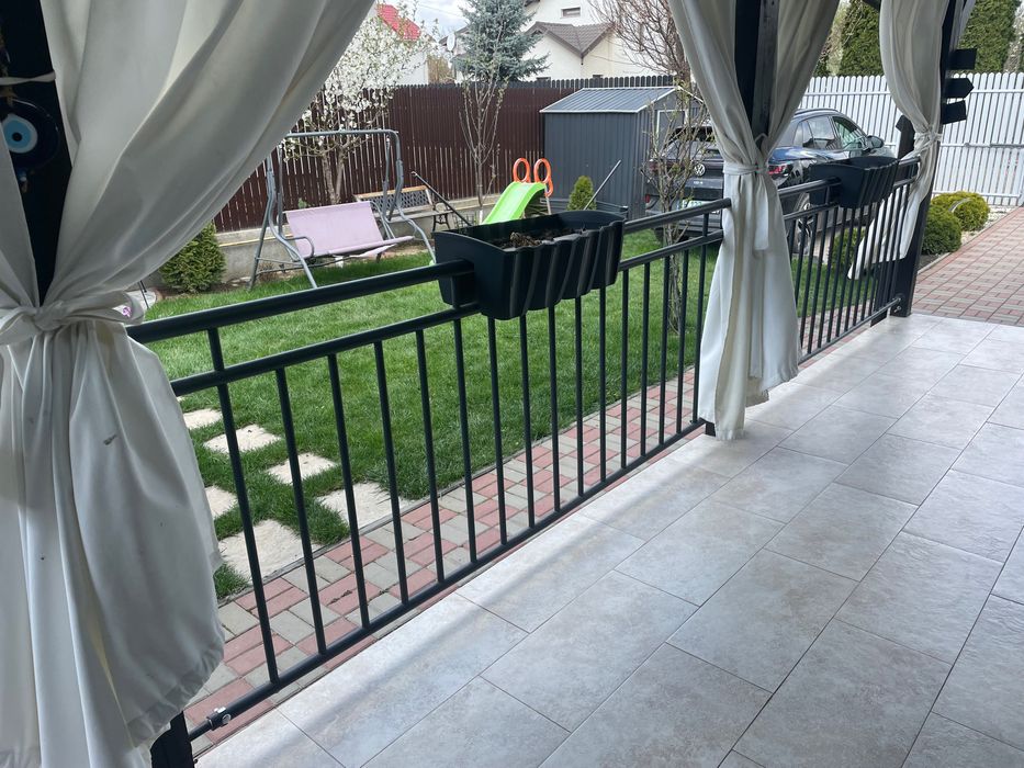 Balustrade terasă gri antracit