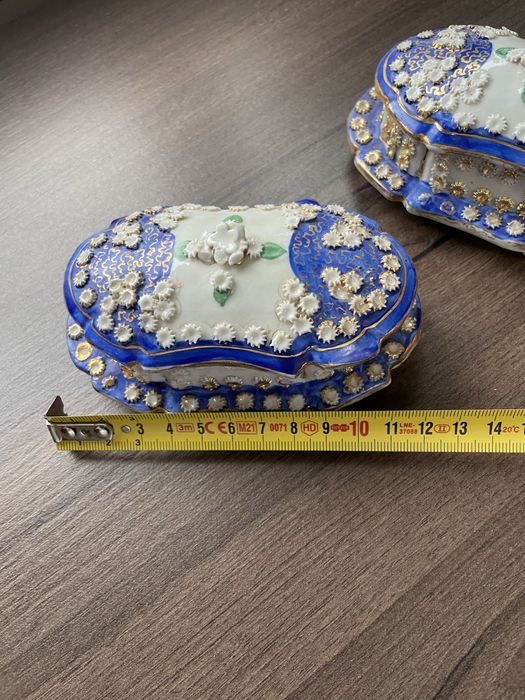 Set doua casete portelan