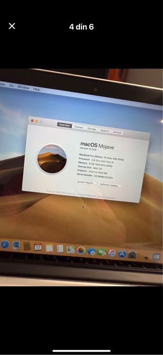 Macbook Pro 13 2014 i5 8gb 256gb