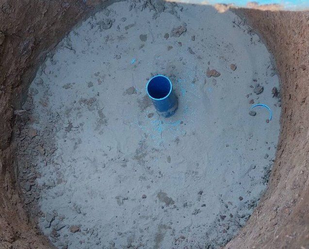 Септик траншей капаем