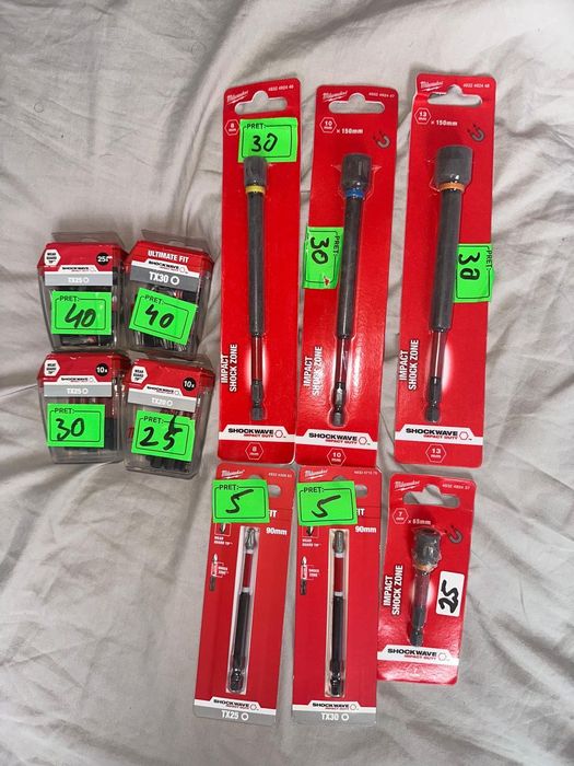 Milwauke consumabile torxi tubulare stoc limitat