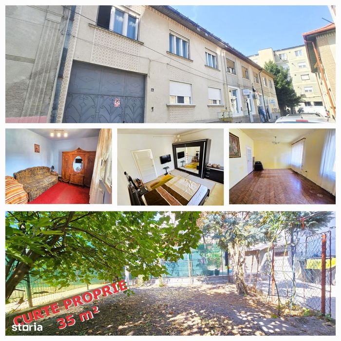 Central | 3 camere decomandate + curte proprie de 35 m² | Etaj 1