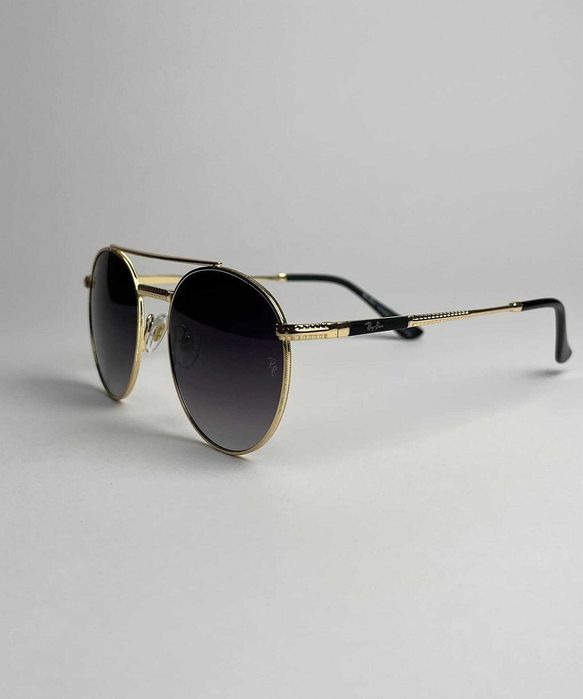 Слънчеви Очила Ferrаri Aviator Black Gold Унисекс UV400 CE Метални Унисекс UV400 CE Черни Златни Сини