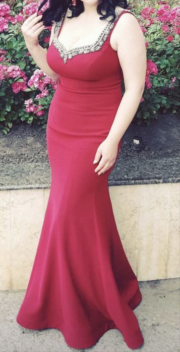 Rochie de seara cusuta manual