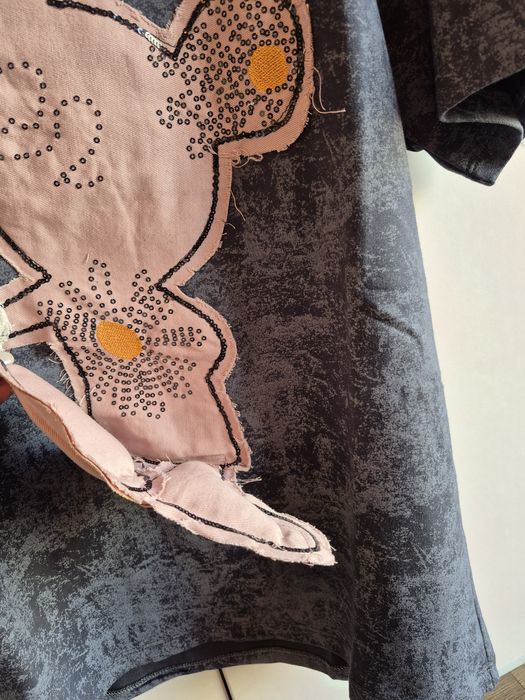 Tricou top dama Mikey Mouse over size