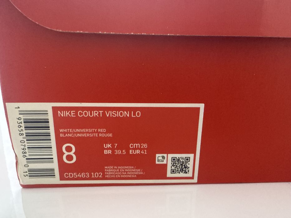 Nike Court Vision 41 Noi in cutia originala