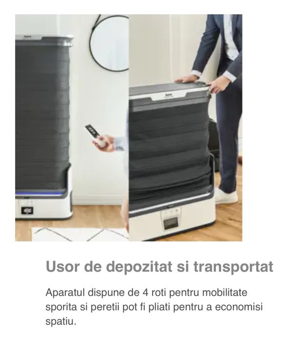 Aparat de calcat si igienizat Tefal