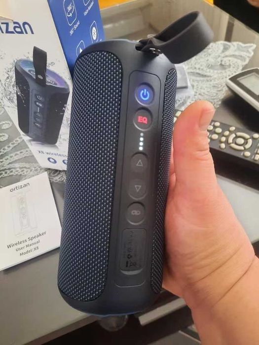 Чисто нова преносимa Bluetooth колонка Ortizan X8 Pro с 40W стерео звук, SD карта, AUX