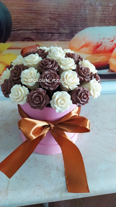 Шоколадные розы, букеты, коробки