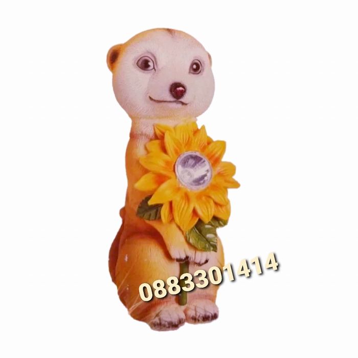 Соларна лампа Сурикат Градинско джудже Фигура Kristei