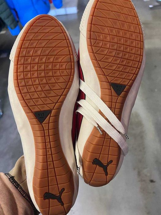 Puma 917 Low (pompeian red/white) 25.5 26 см