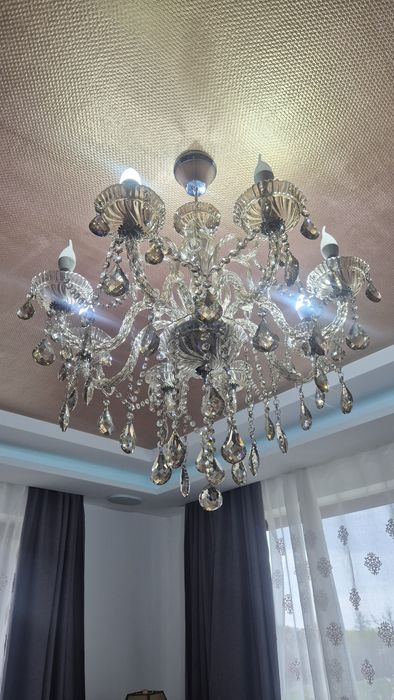 Candelabru  lustra cristal 8 becuri