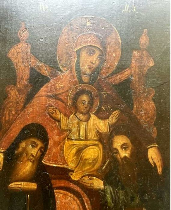 O icoana veche, rare.