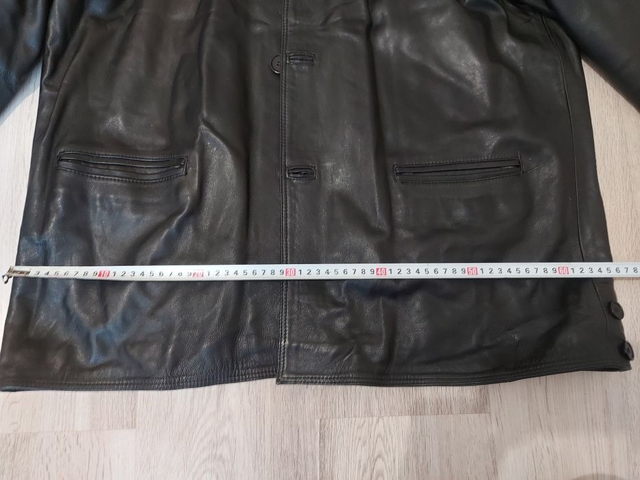 Geaca din piele naturală de bărbați, 4XL
