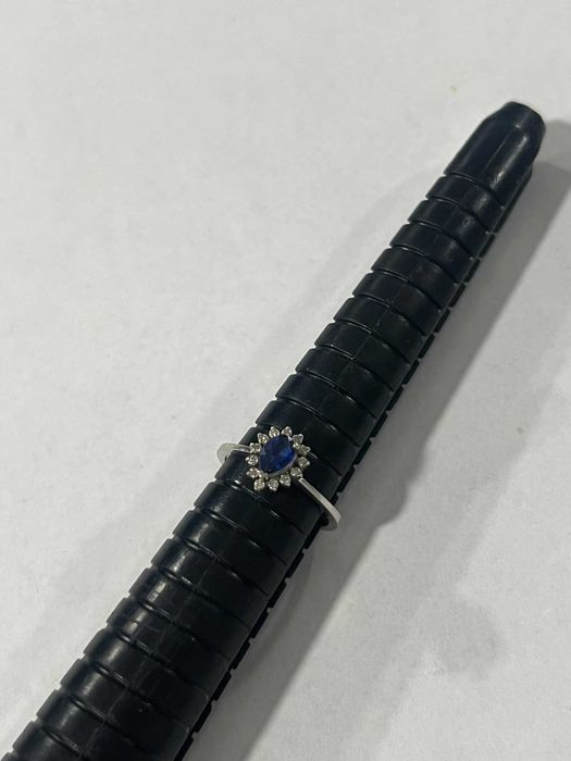 Златен пръстен ZEN Сапфир