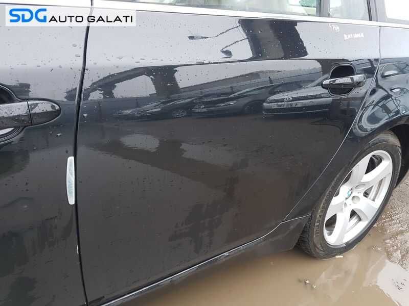 Usa Portiera Stanga Spate Dezechipata BMW Seria 5 E61 Touring 2003 - 2010 Culoare 475/9 Black Sapphire Metallic